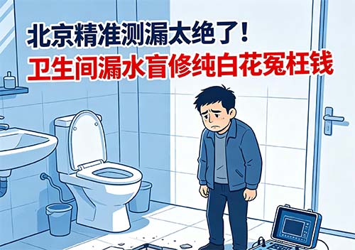 北京漏水检测如何找专业靠谱的？北京岳师傅漏水检测精准测漏太绝