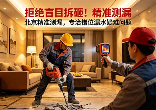 北京精准测漏水哪家强？岳师傅漏水检测拒绝盲目拆砸！