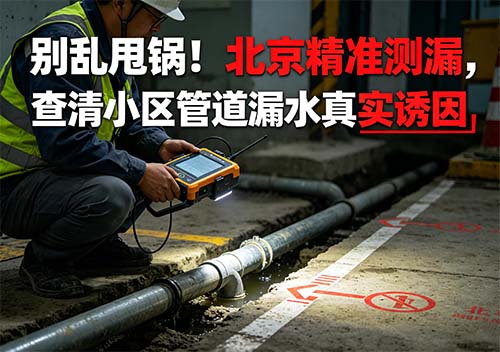 别乱甩锅！北京精准测漏，岳师傅查清小区管道漏水真实诱因