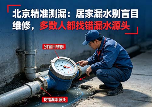 北京精准测漏：居家漏水别盲目维修，多数人都找错漏水源头