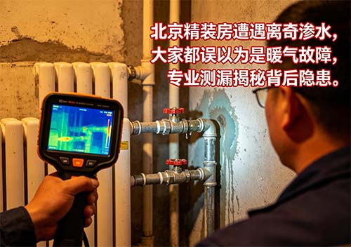 北京精装房遭遇离奇渗水，大家都误以为是暖气故障，专业测漏揭秘