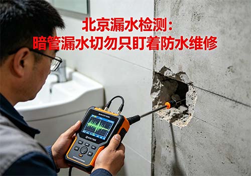 三年顽疾难除，北京岳师傅测漏一招搞定丰台漏水疑难